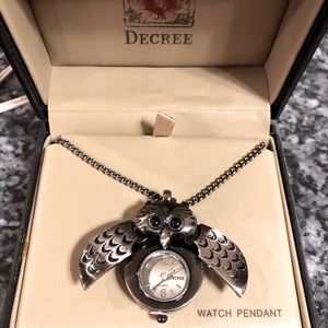 New Decree Owl Watch Pendant